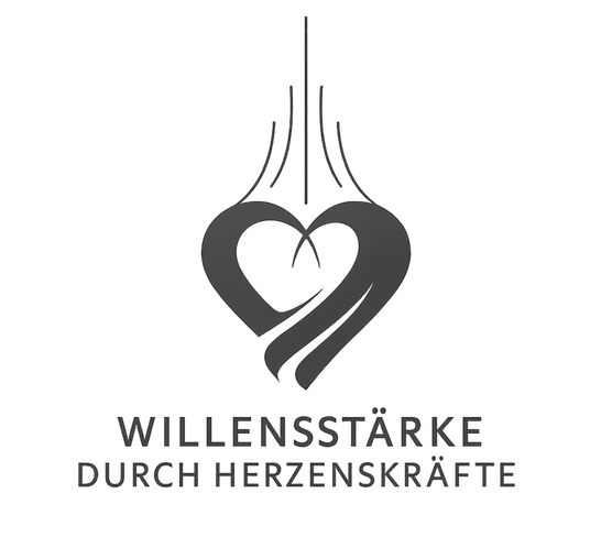 Willensstärke durch Herzenskräfte Logo „Willensstärke durch Herzenskräfte“ – Symbol für innere Stärke, Herzenergie und Bewusstseinsarbeit. www.willenstaerke.com