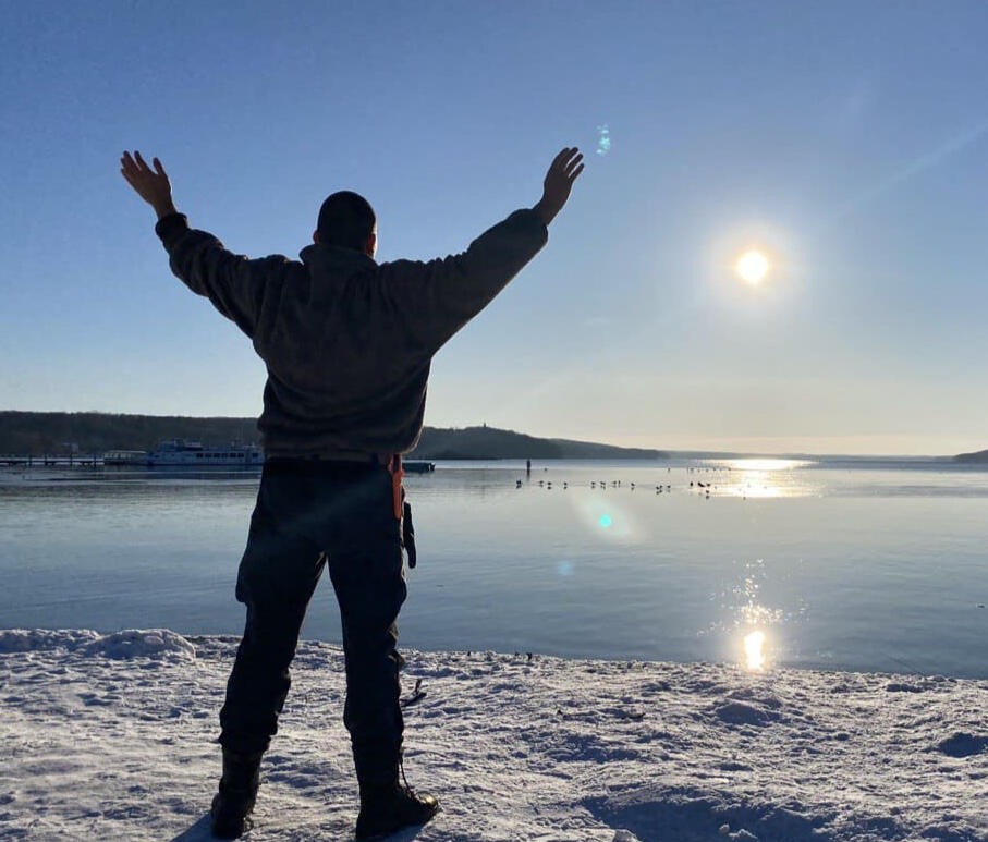 Ein geschwungendes Herz für Aura-Arbeit und Heilung